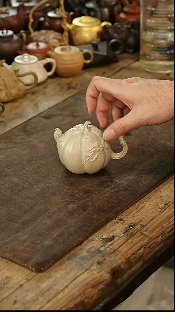 茶壶紫砂云亭南瓜紫砂壶