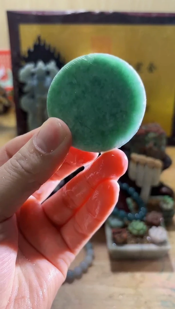 未镶嵌挂件翡翠A货常星8057