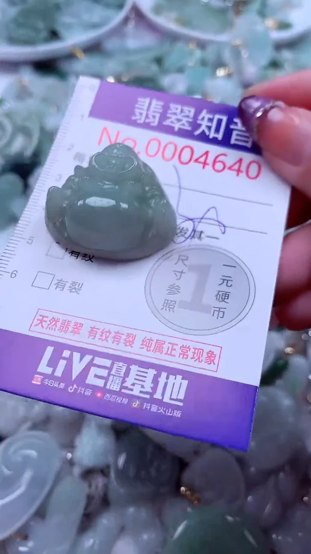 翡翠未镶嵌吊坠(不含链)4640