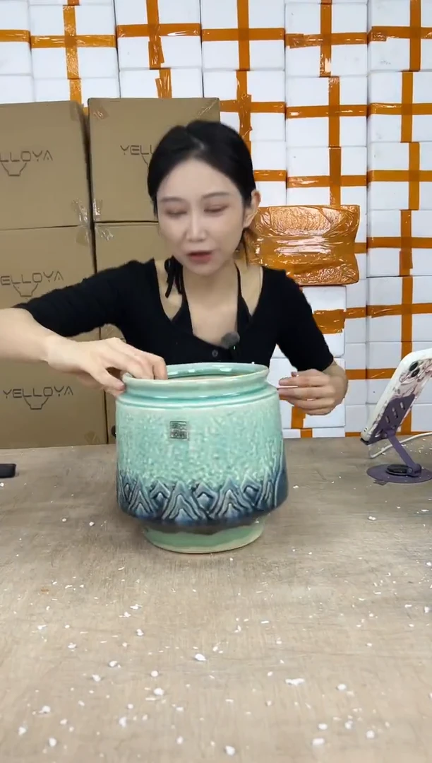 缩脚裂纹浅绿大号16x18