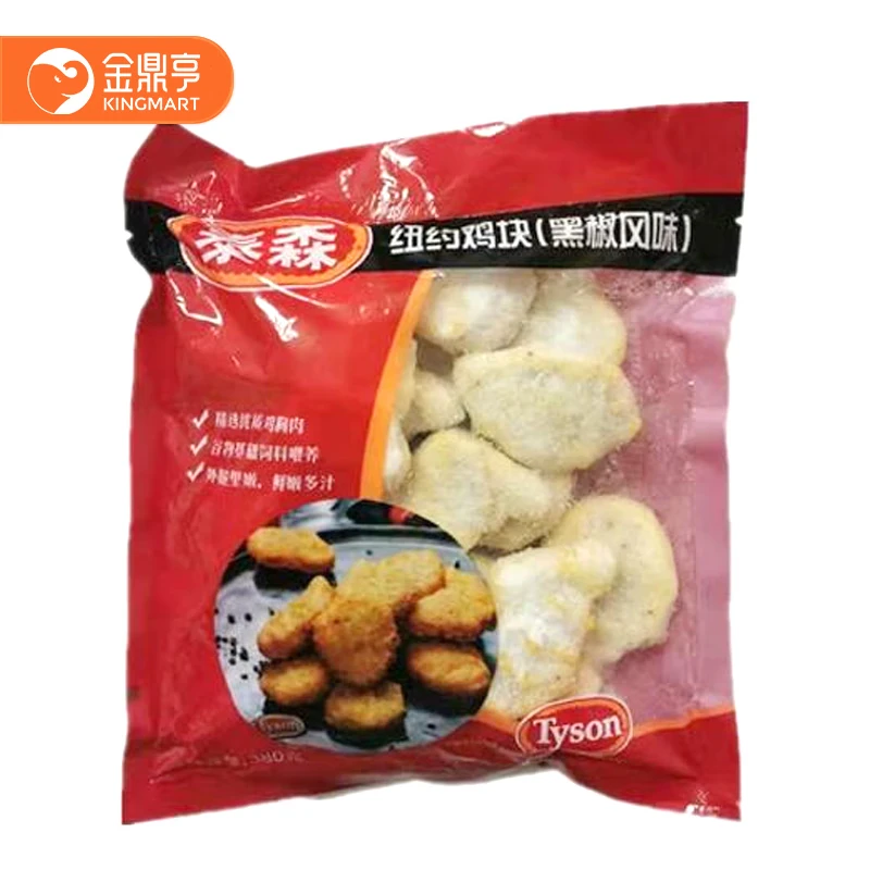 泰森纽约鸡块黑胡椒380g