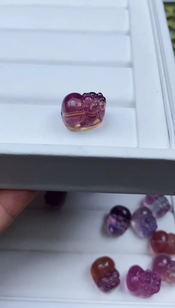 【闪购商品】萤石颈饰未镶嵌68a多样性发其一/2.11/1个