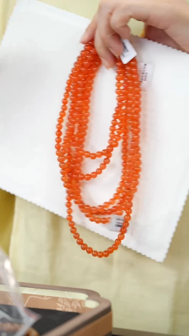 未镶嵌手链南红玛瑙4【河湾冰红】多样性发一不退不换珠径6