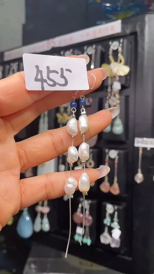 银S925镶嵌耳饰紫晶喜欢拍