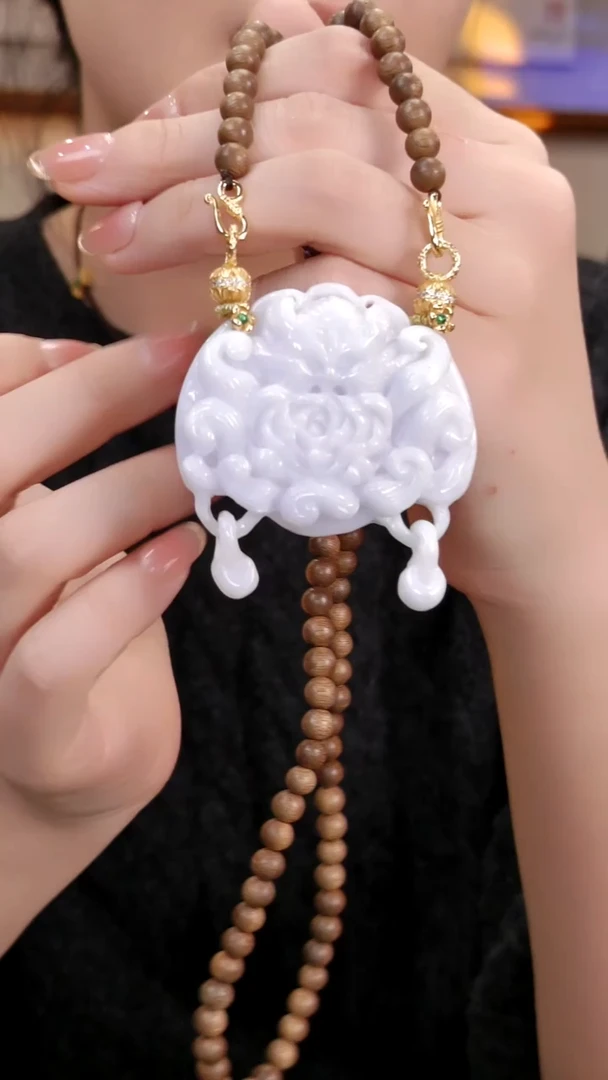 颈饰未镶嵌翡翠国风