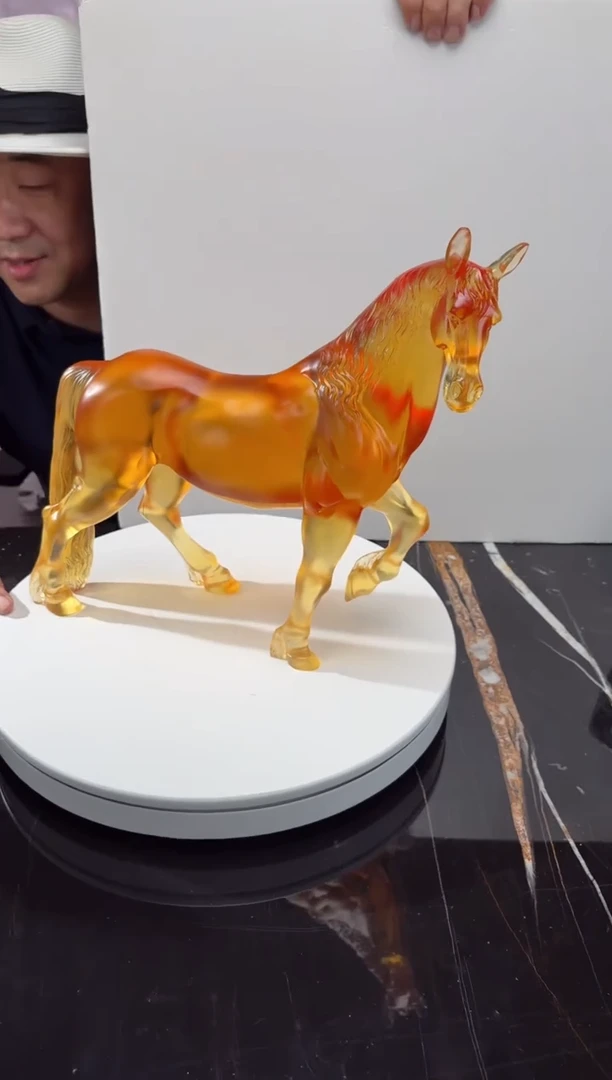 摆件CS0202062琥珀逐日艺术摆件