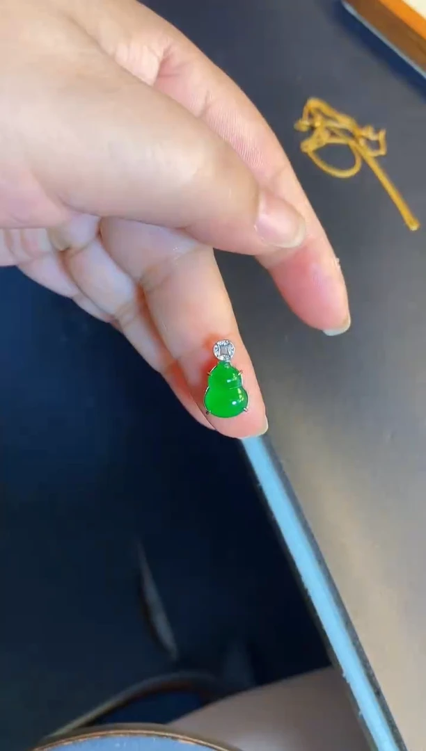 吊坠(不含链)银S925镶嵌翡翠华****你1