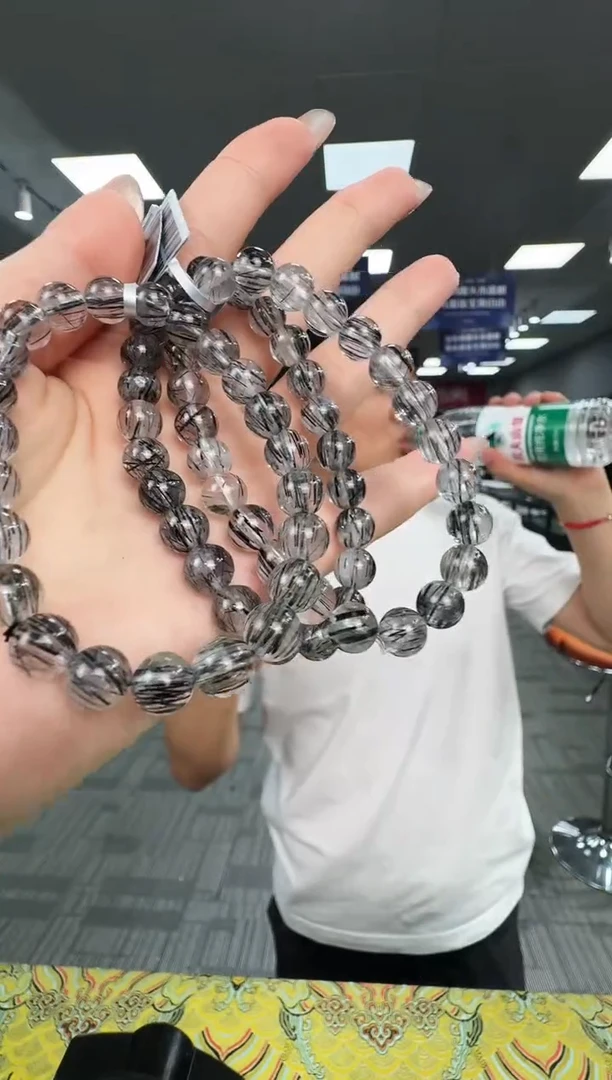 水晶手链未镶嵌GD1513 约8mm多样式发一件