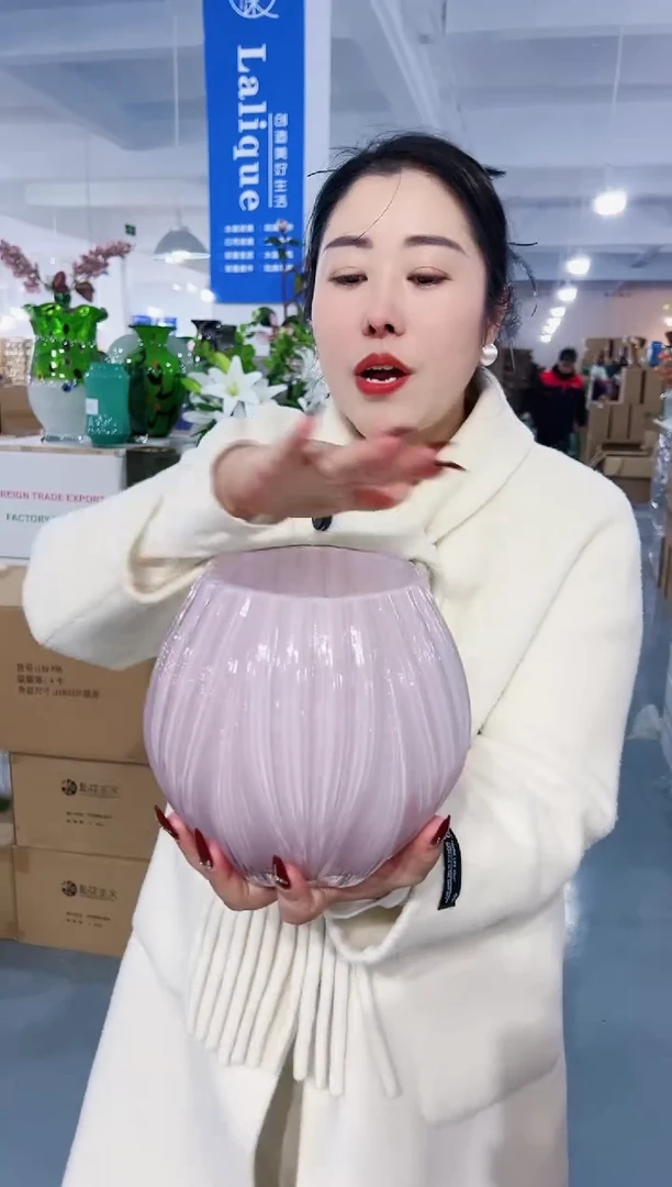 【闪购商品】玻璃花伴你花瓶-微瑕-P3K8