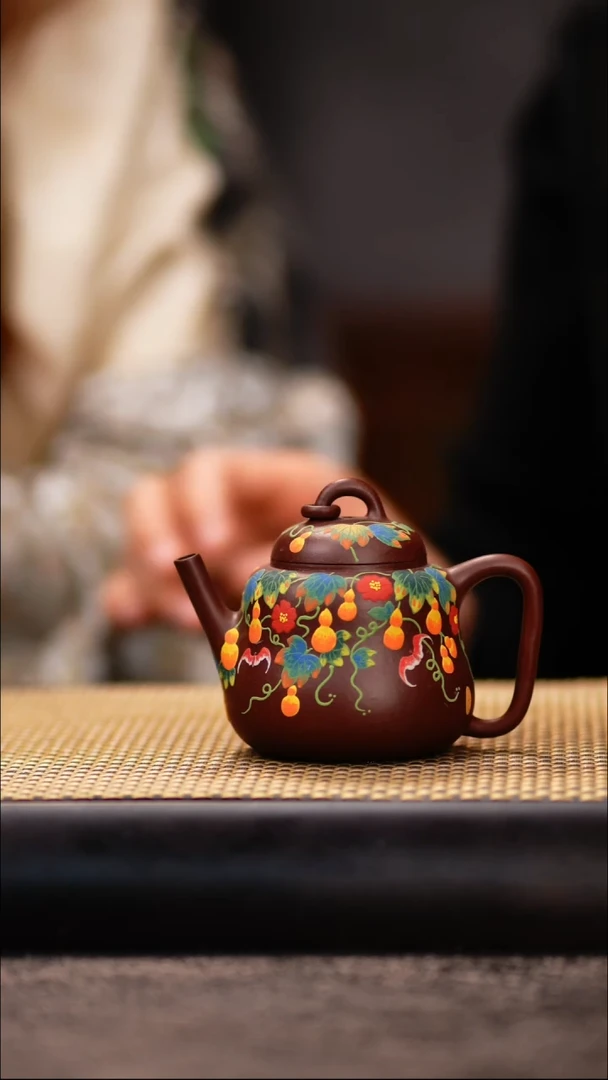 QMJ86紫袍金砂 葫芦(绘葫芦)