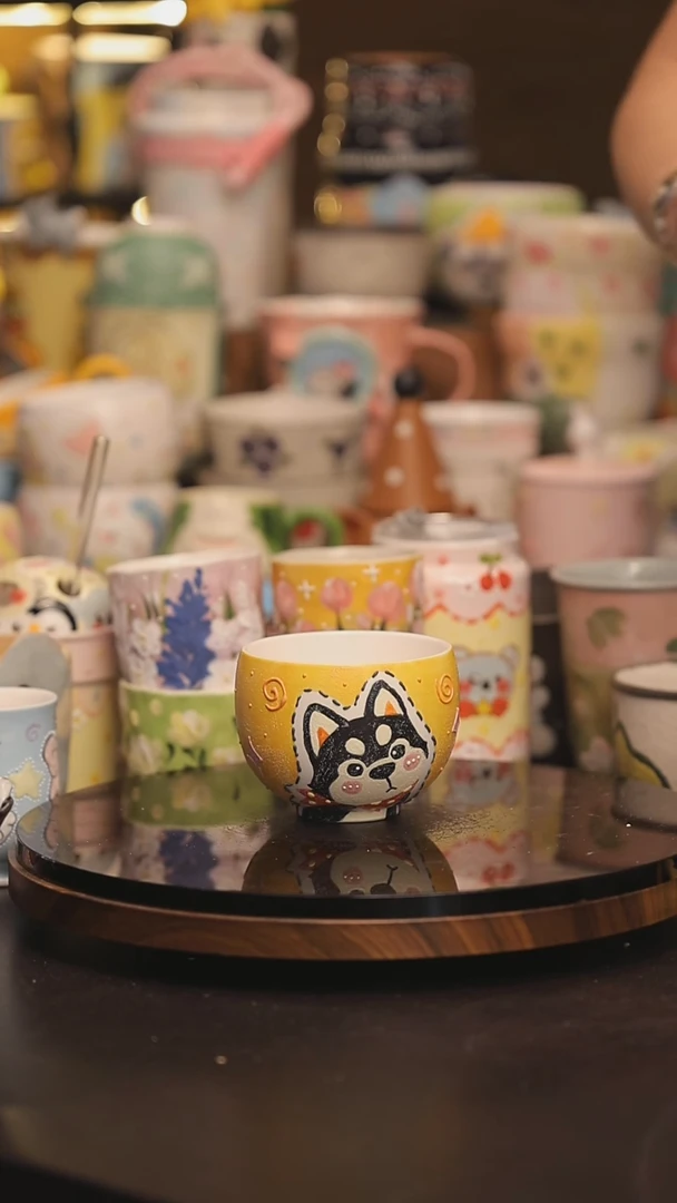 景德镇釉下彩绘设计师款式陶瓷