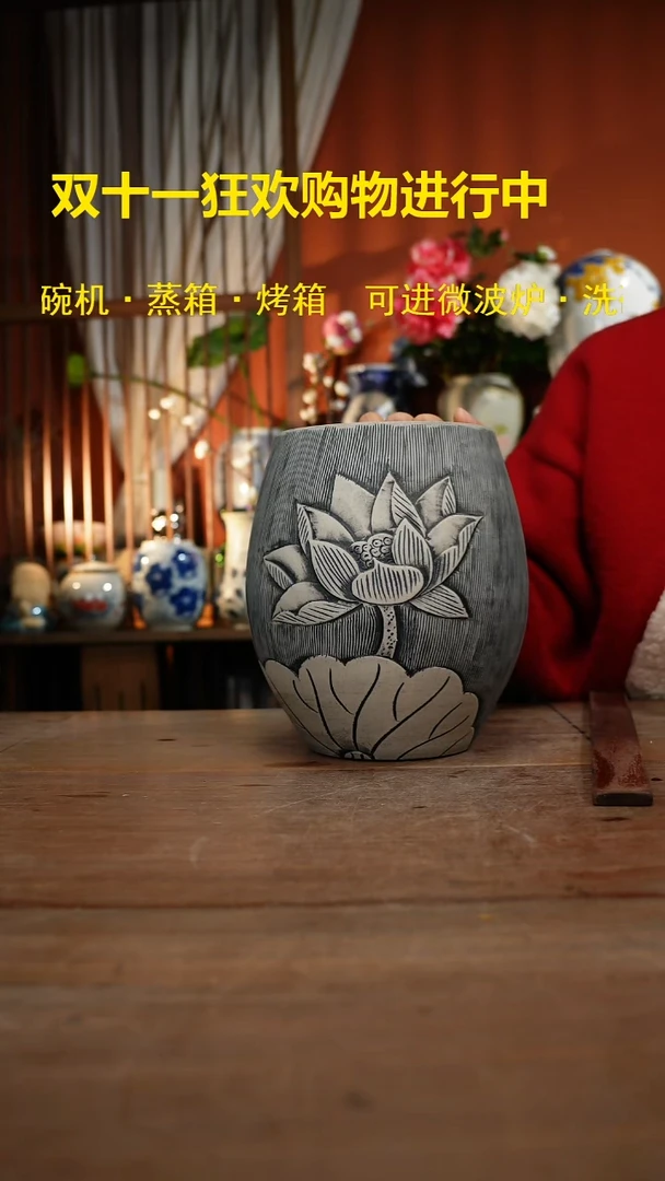 现代高温釉下彩手绘陶瓷餐具