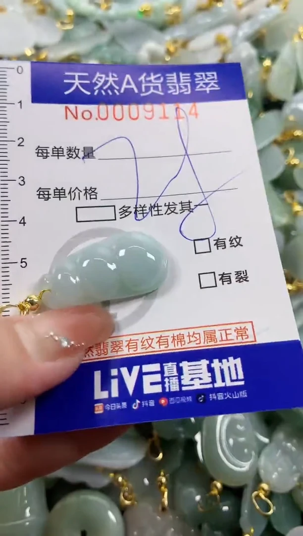 颈饰未镶嵌翡翠天然A货翡翠