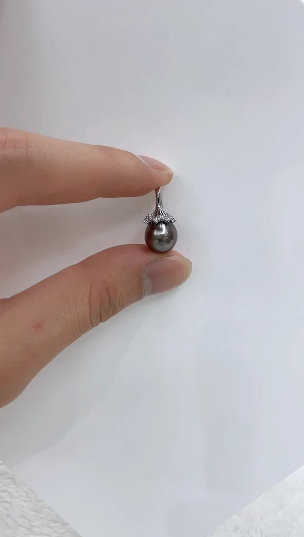 【闪购商品】海水珍珠吊坠银S925镶嵌海水珍珠吊坠