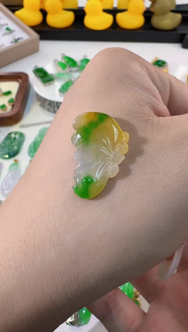 颈饰未镶嵌翡翠缅甸A货翡翠