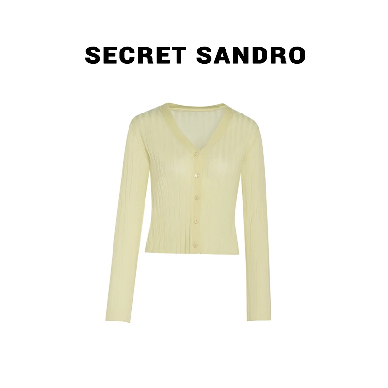 【100莱赛尔开衫】【多娜&Secret Sandro粉丝专享】毛衫 M55280023N