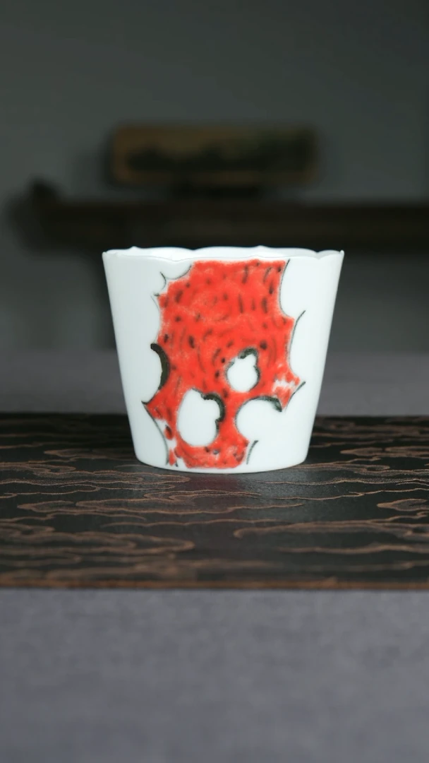 【闪购商品】瓷片《高官厚禄》主人杯