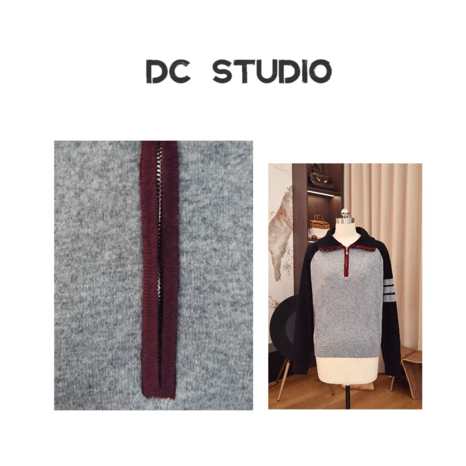 DC STUDIO【花影摇曳】冬季新款时尚休闲百搭设计师保暖毛衣