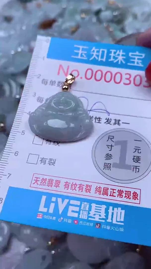 吊坠(不含链)未镶嵌翡翠303