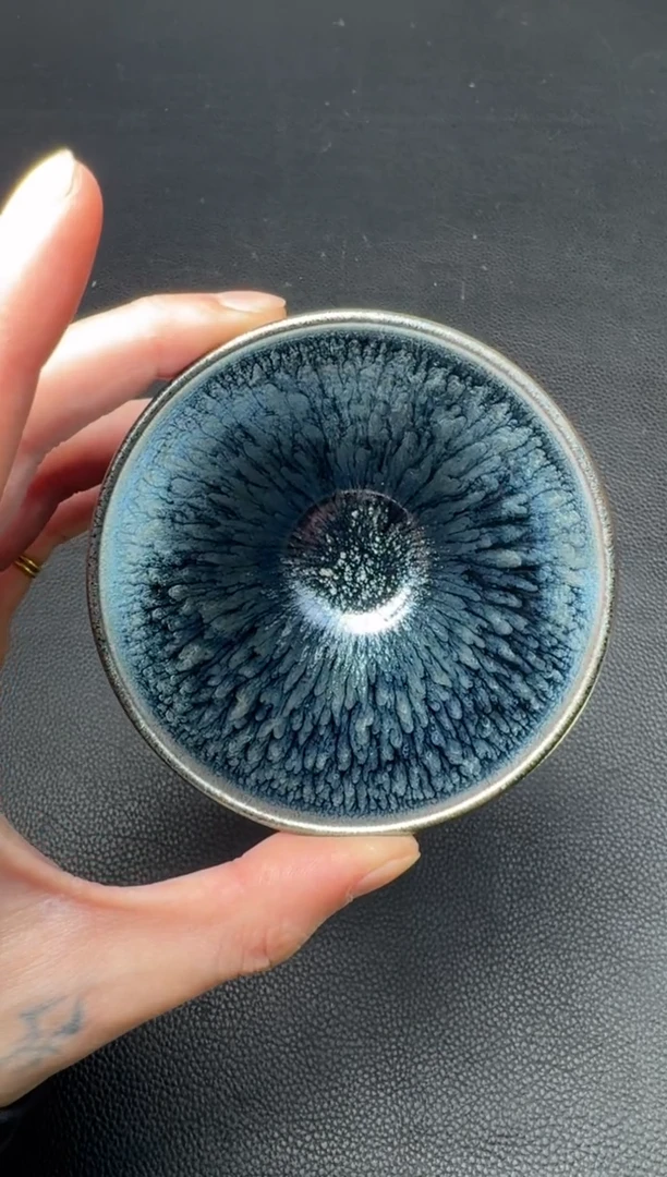 【闪购商品】茶盏建盏故事荣宝斋蔡龙百花156