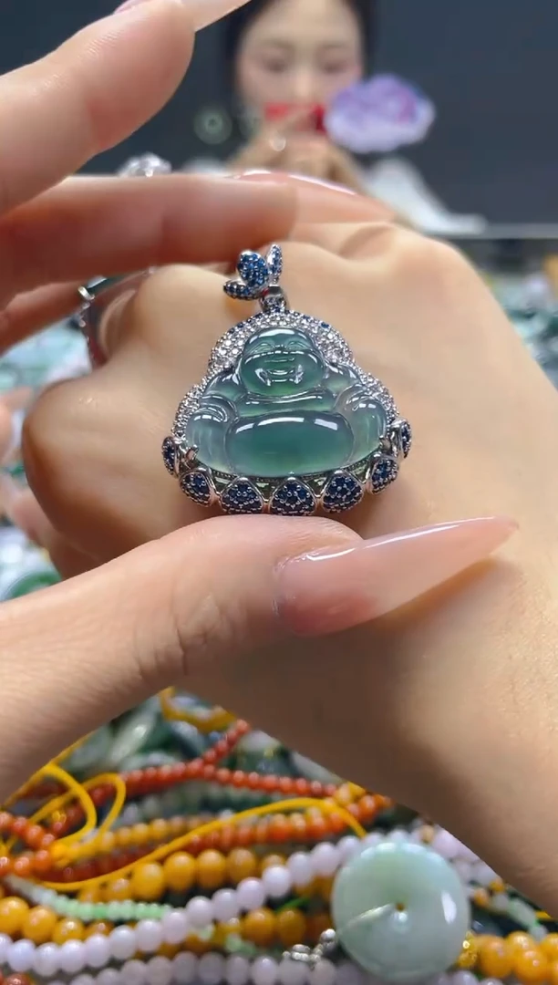 颈饰未镶嵌翡翠/S/翡翠A货，一件也是批发价