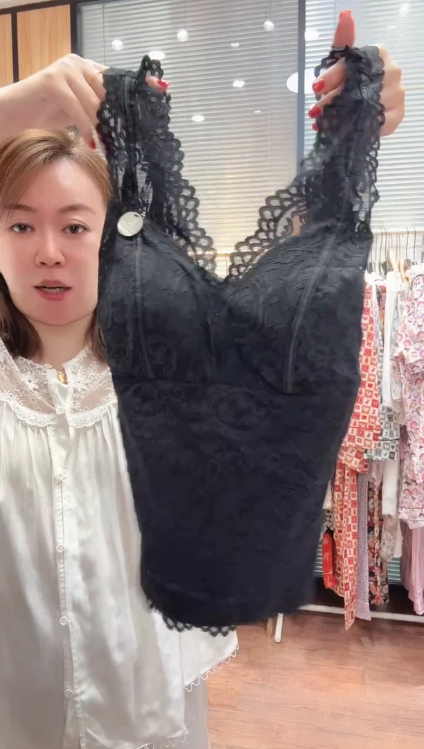 氨纶蕾丝，黑色  L码，加绒