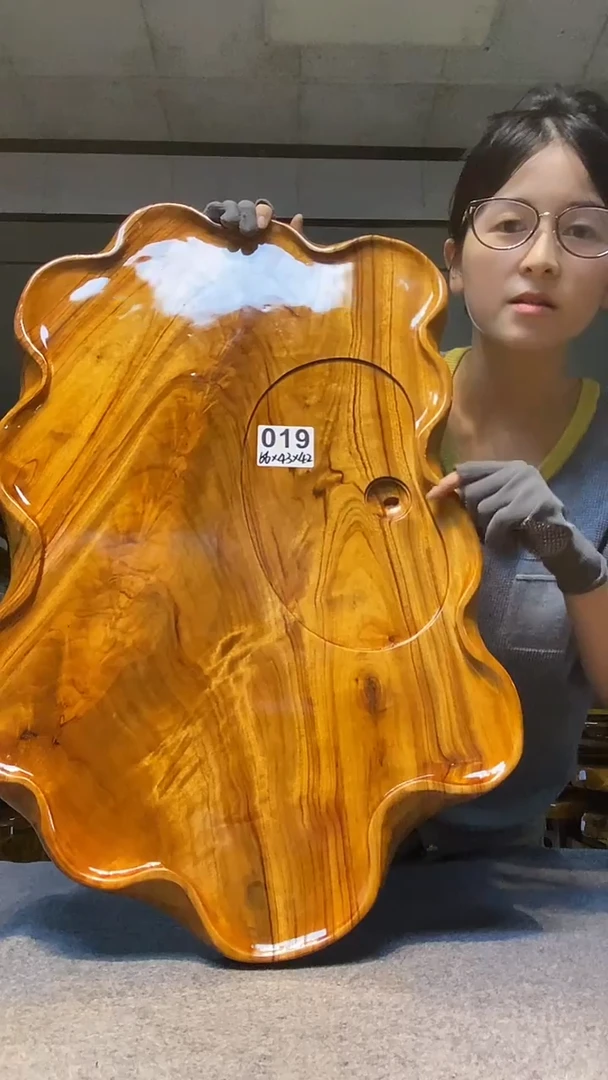 实木原木茶盘 一物一拍(不含配件