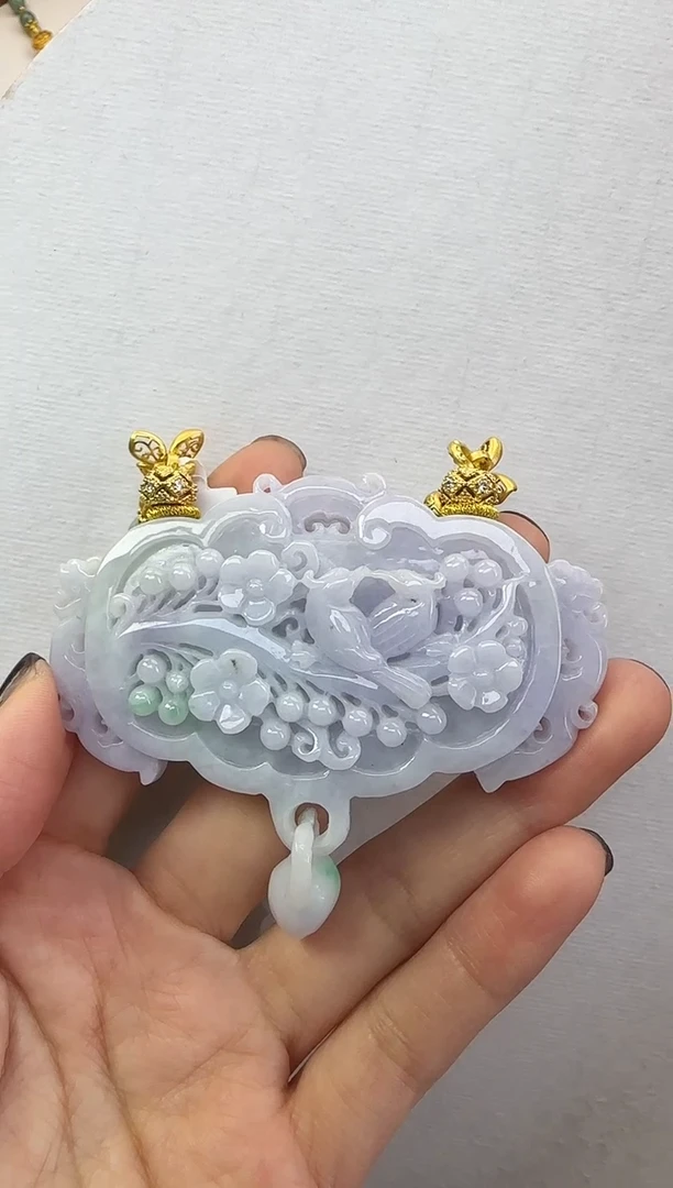 颈饰未镶嵌翡翠国风翡翠