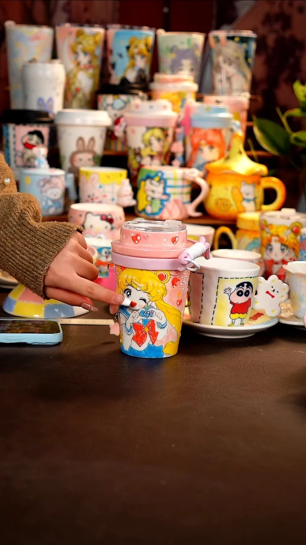 景德镇手工手绘杯杯