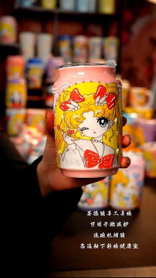 景德镇陶瓷手绘杯杯