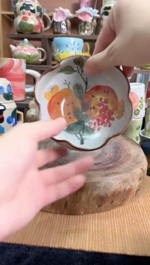 瓷片手绘高温釉下彩陶瓷