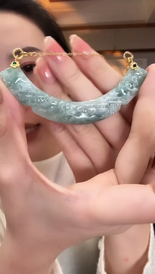 颈饰未镶嵌翡翠国风