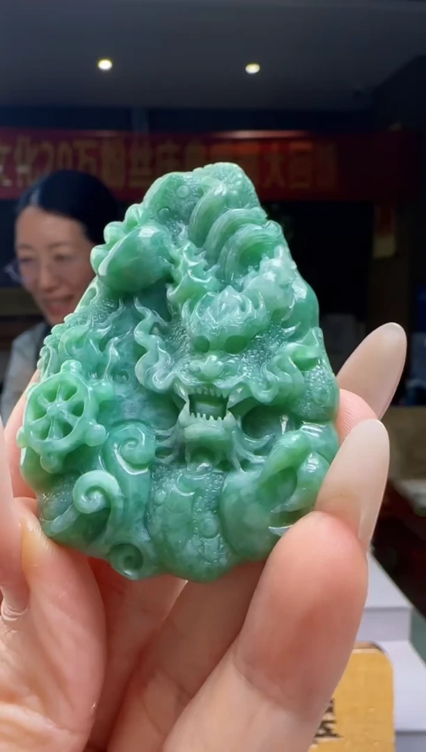翡翠未镶嵌颈饰YJ@@960Q3J17348