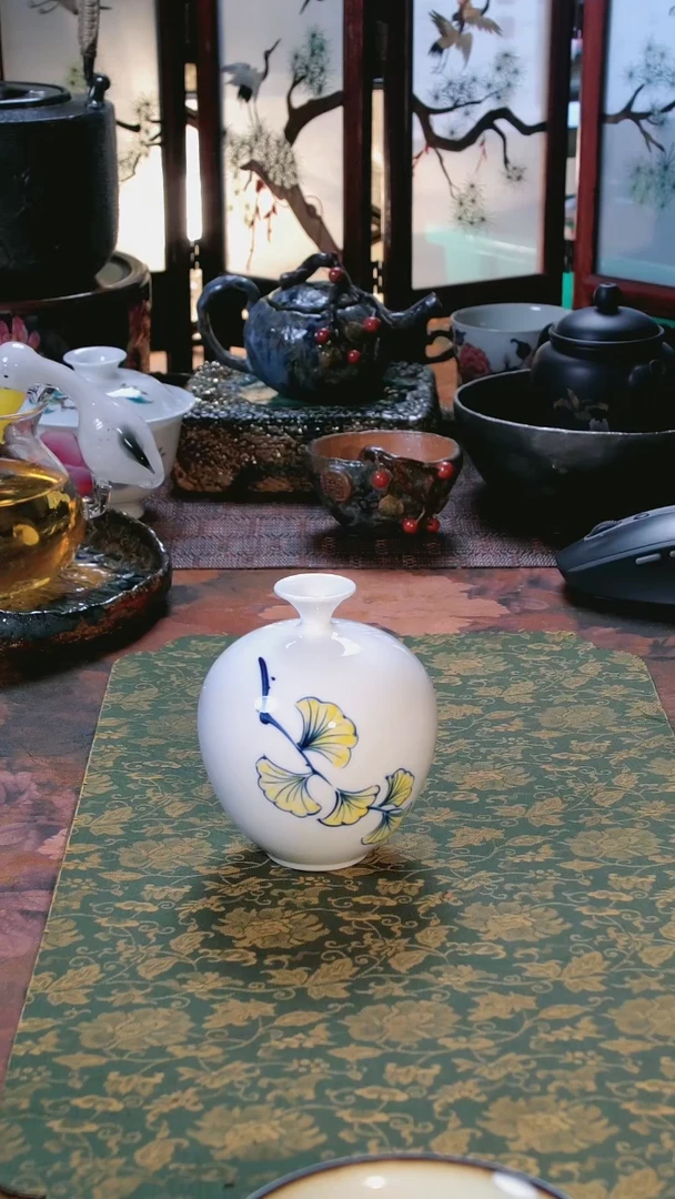 景德镇手绘柴烧茶具