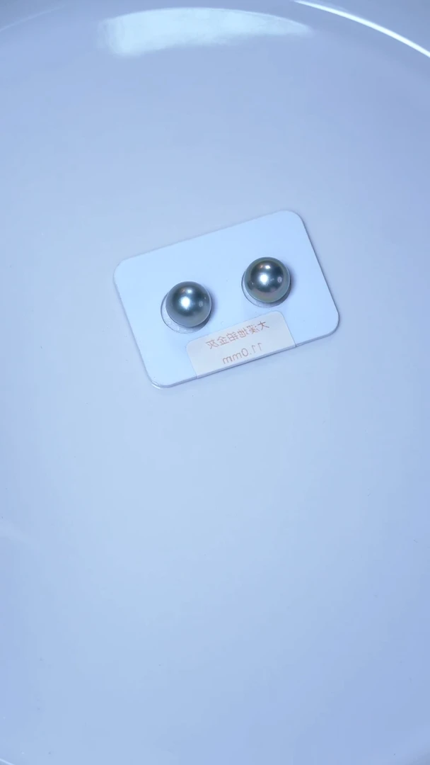 未镶嵌耳饰海水珍珠海水大溪地耳钉