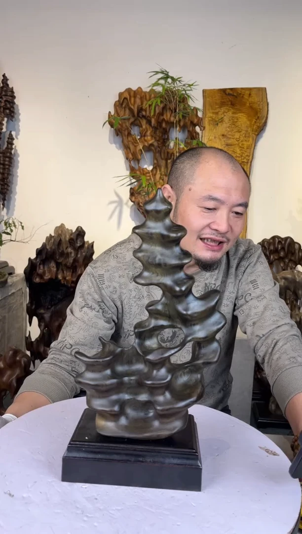 金丝楠阿*217金丝楠自然随型摆件