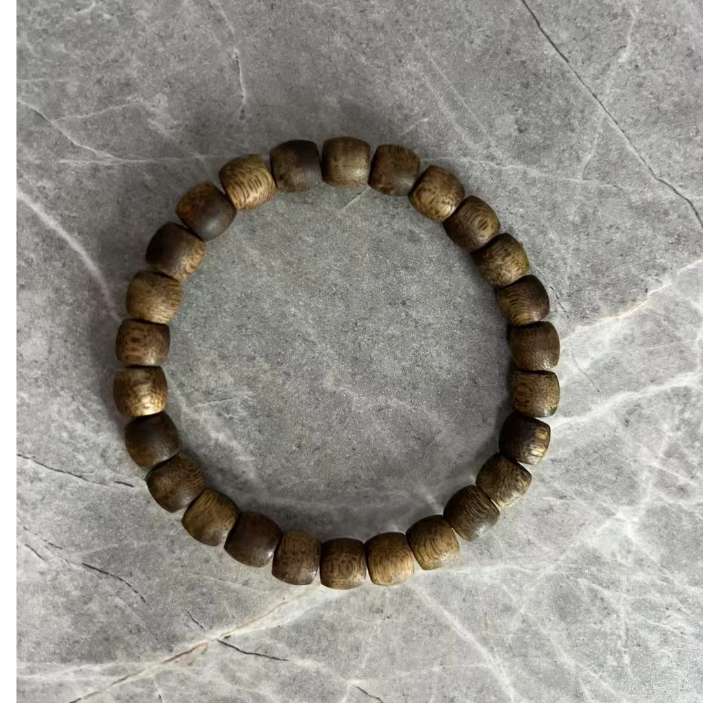 天然奇楠沉香手串单圈 卡7