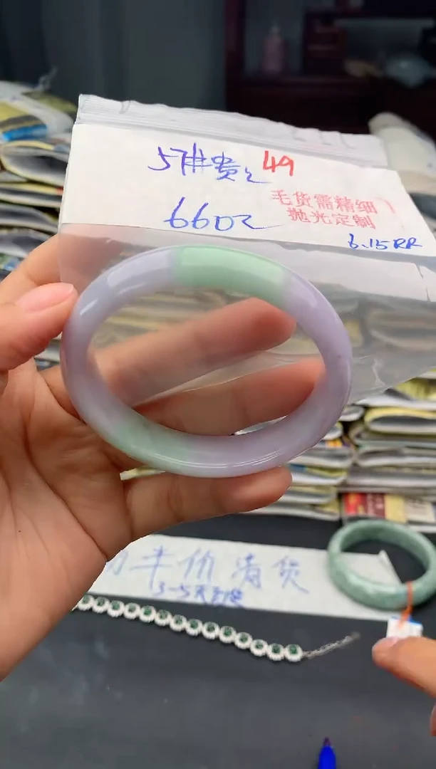 定制翡翠未镶嵌49毛货需精细抛光多样性1件660元