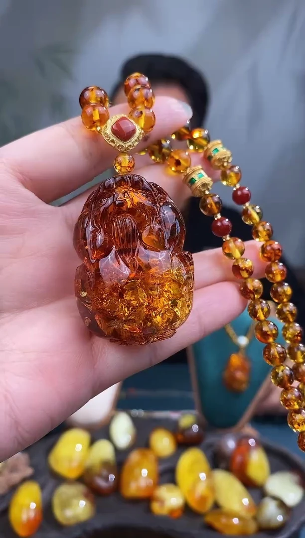 裸石琥珀未镶嵌全国 包邮