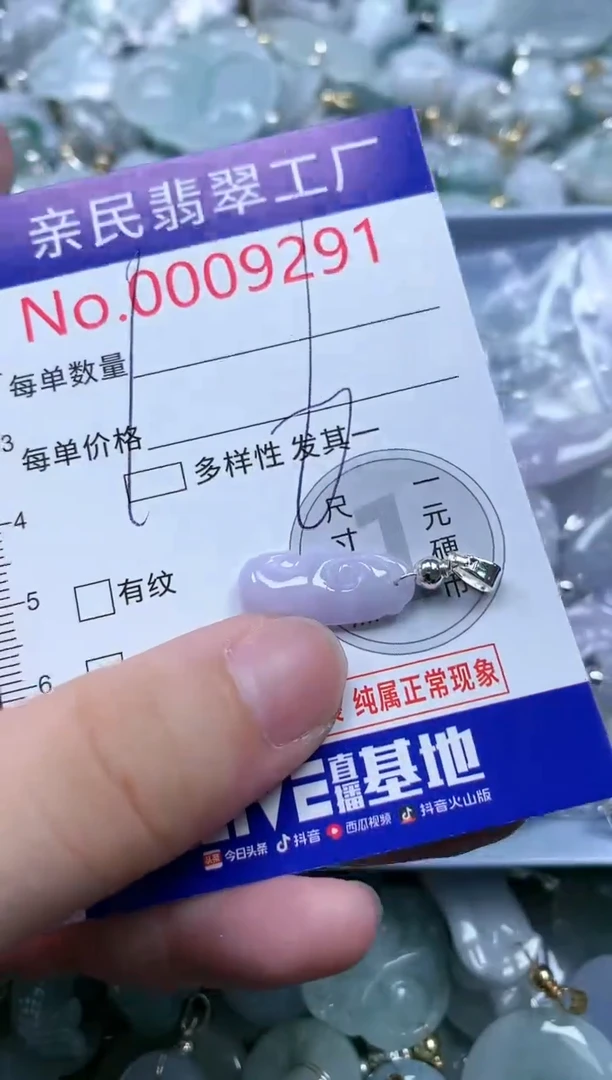 翡翠未镶嵌吊坠(不含链)9291