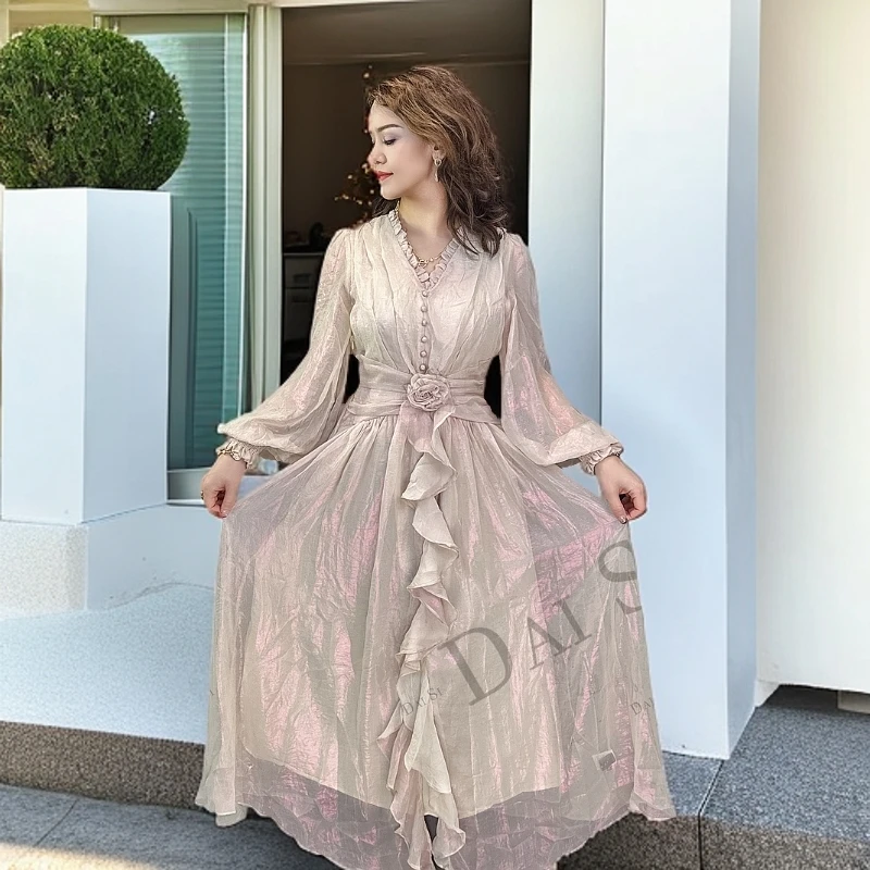 8810【服装批发】仙气淑女显瘦名媛千金女装连衣裙