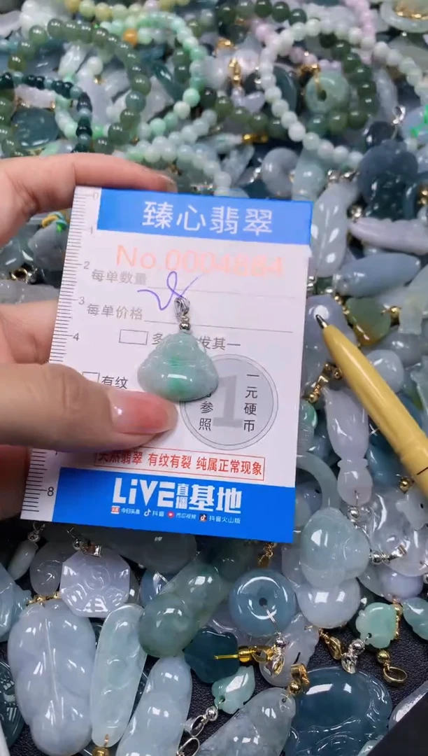 吊坠(不含链)未镶嵌翡翠4884