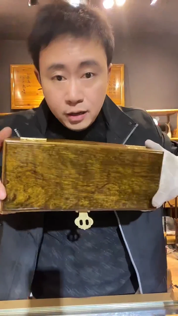 金丝楠木制品大乌木首饰盒130