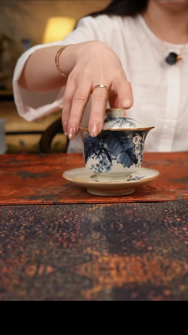 杯景德镇陶瓷杯碗柴烧多人