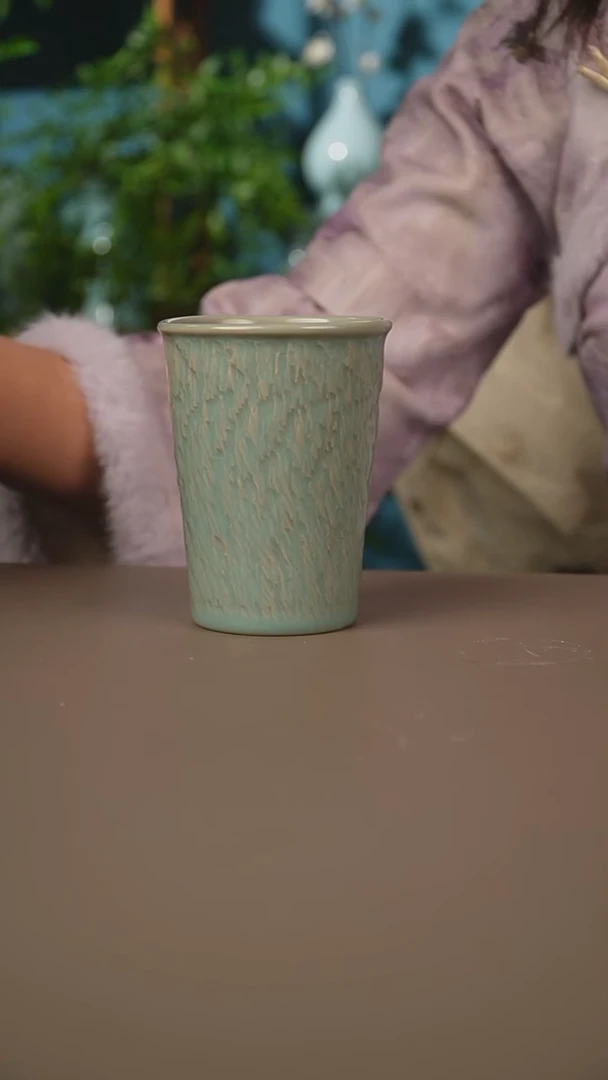 仿古可乐杯微暇
