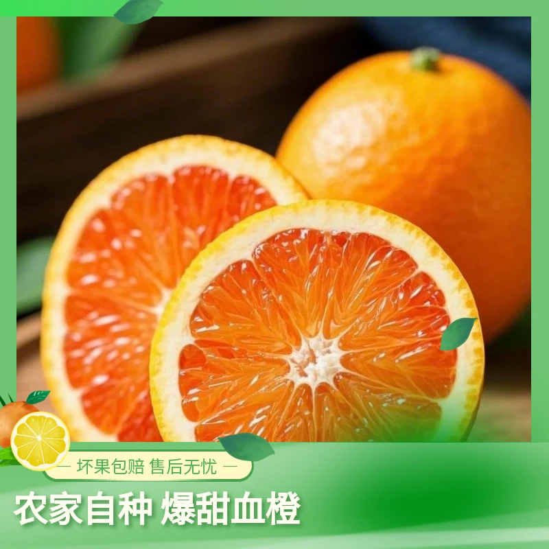 【奔奔山】正宗四川塔罗科血橙新鲜当季水果鲜享红心皮薄爆汁