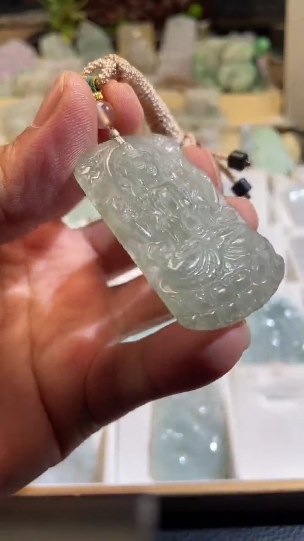 翡翠未镶嵌颈饰7/15/156