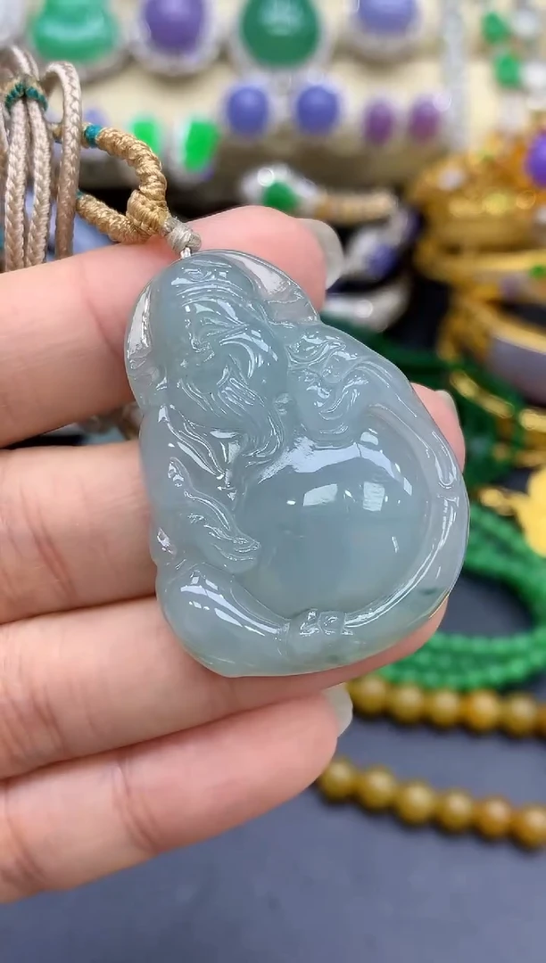 颈饰未镶嵌翡翠440-中国好珍宝