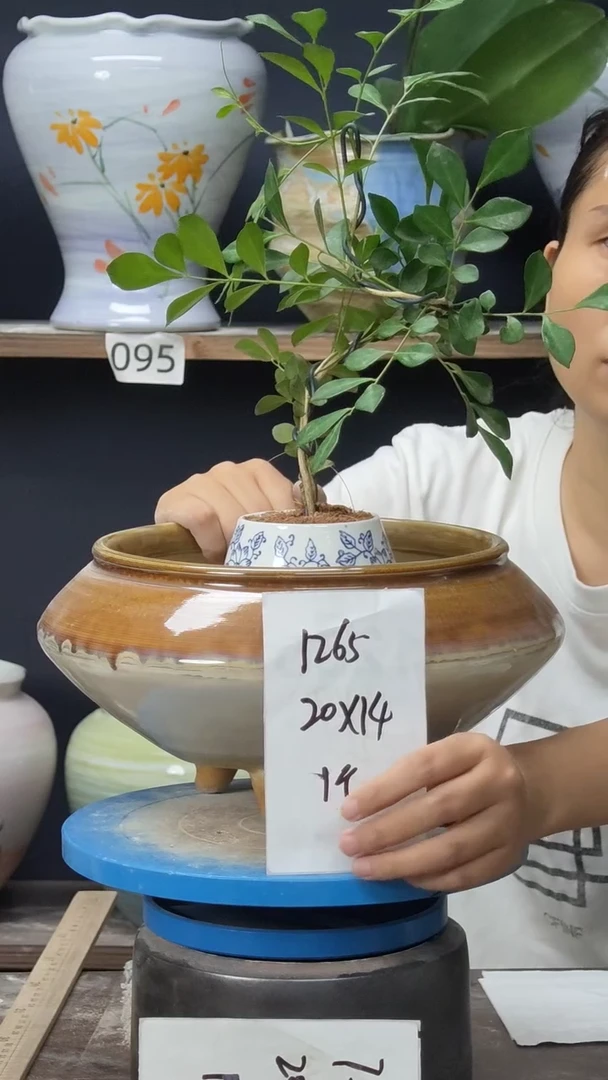 景德镇花盆默认微瑕1265