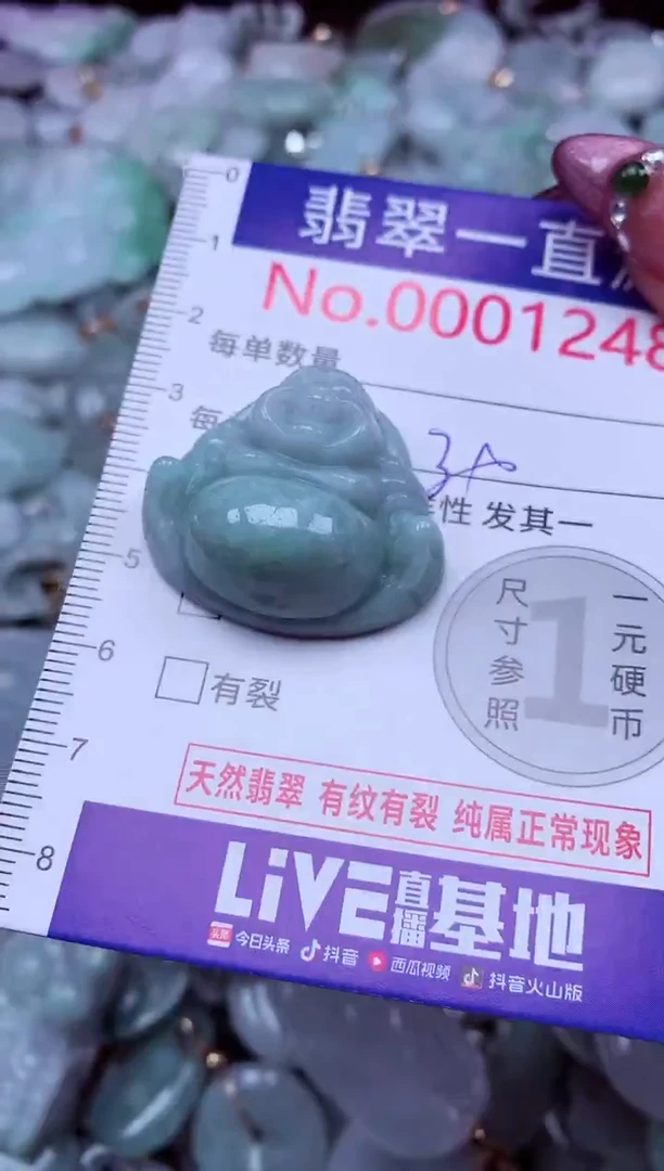 吊坠(不含链)未镶嵌翡翠1248